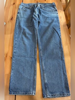 Lee Men's Straight-Leg Jeans Blue